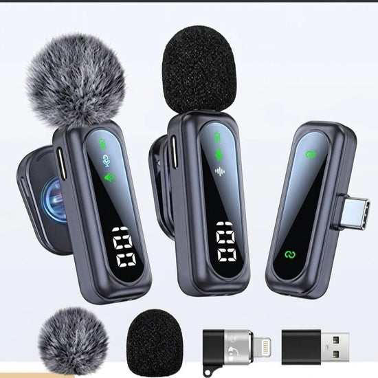 Wireless Microphone with Magnetic Mount